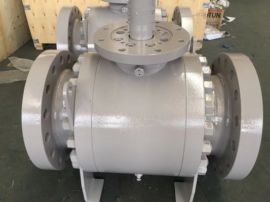 kualitas  Air Control Or Hydraulic Control ASME B16.34 Material Hydraulic Ball Valve For Diverter 12" Class 300/600/900 -46-250C pabrik
