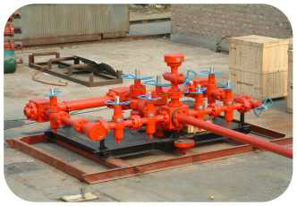 3 1/8 Inci -3000psi Choke Kill Manifold Oilfield Gunakan Wellhead