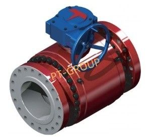Penghubung Flange Manual Ball Valve Standar API 6D