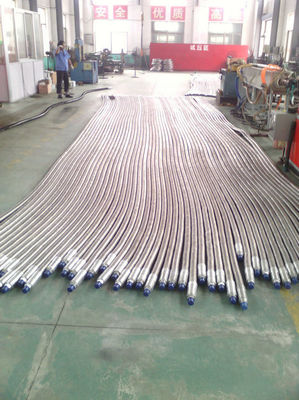 1 &quot; 5000psi Isolasi Panas Selang Hidraulik Tekanan Tinggi ISO Untuk Pengeboran API 16D Selang tahan api lapis baja