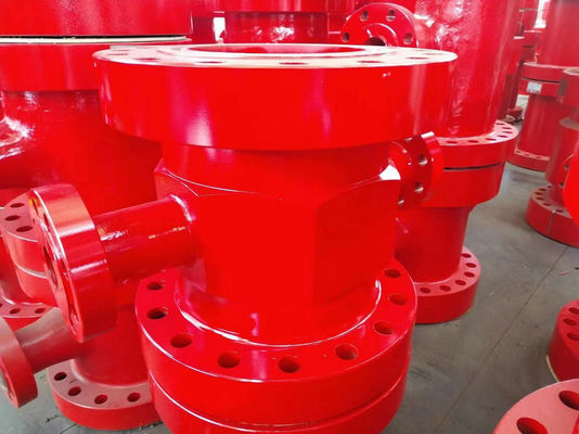 21 1/4 Inch 2000 Psi Drilling Spool Mud Cross Untuk Sumur Minyak Dan Gas
