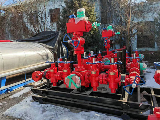Wellhead Pressure Control Choke Manifold Well Testing Untuk Sumur Minyak