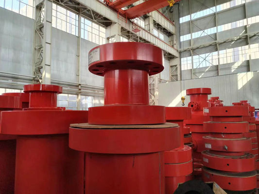 Flange Adapter Spool Pengeboran 2000 Psi Dapat Dipertukarkan Dengan Hub Pusat