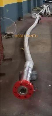 3 1/16 ̊ flanged, 10000 psi Coflexip selang API 16C untuk saluran tersedak dengan stainless steel pelindung tutup fleksibel