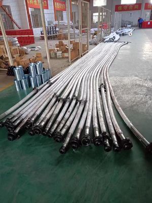 Selang Pengeboran Lapis Baja 1&quot; 5000psi Dengan Sambungan Hammer Union 304 Stainless Cover