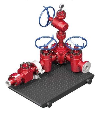 Percobaan Tambang Minyak Mencekik Bunuh Manifold 2 1/16 Inch 3000psi