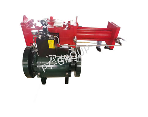10&quot; Flanged Connection Hydraulic Ball Valve Untuk Diverter API 6D / 6A