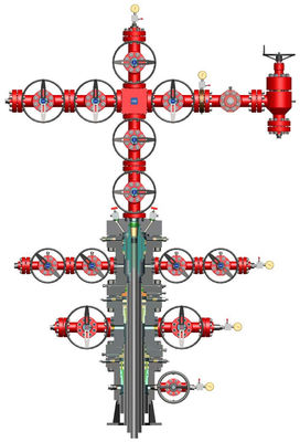 Tekanan Tinggi AA-HH Bahan Kelas pohon Natal untuk anti korosi Wellhead dan Pengeboran Diverter Standar API 6A